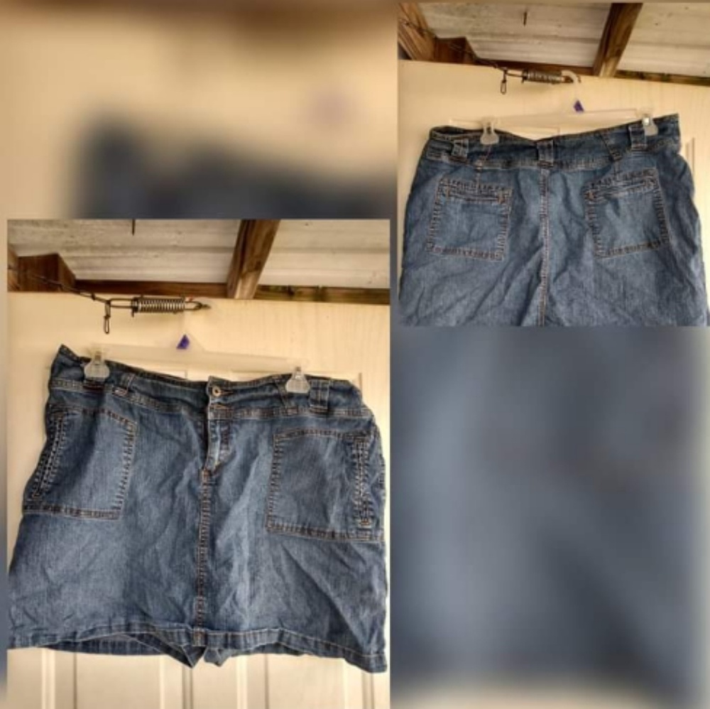 Plus size skort